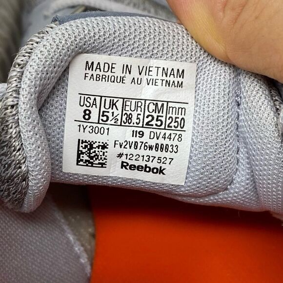 Reebok 8 Gray Flexagon Force Cross Trainer Lace-Up Sneaker - Picture 6 of 9